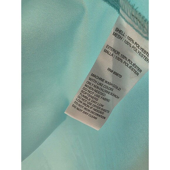 Bimini Bay Fishing Shirt Men"s Size 2XL Long Sleeve Vented Aqua Casual - Picture 5 of 8